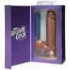 The Realistic Cock Ultraskyn Vibrating 8in Brown