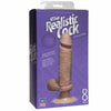The Realistic Cock Ultraskyn Vibrating 8in Brown
