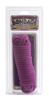 Bondage Rope Purple Cotton