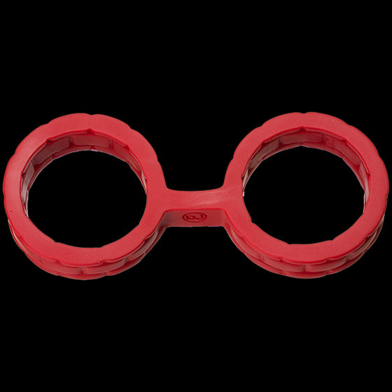Silicone Cuffs Large Red