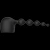 Kink Silicone Wand Attachment Anal Beads Black