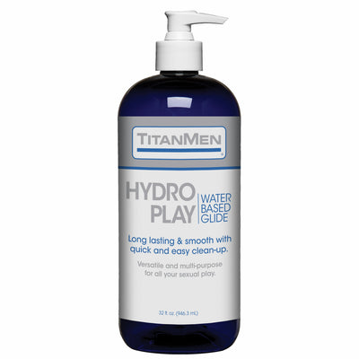Titanmen Hydro Play Water Based Glide 32 Oz.