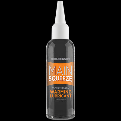 Main Squeeze Warming Water Based Lubricant 3.4 Oz.