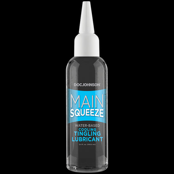 Main Squeeze Cooling Tingling Water Based Lubricant 3.4 Oz.