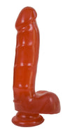 Jelly Cock & Balls WSuction Cup Red