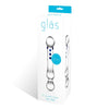 Glas 6 Curved GSpot Glass Dildo "