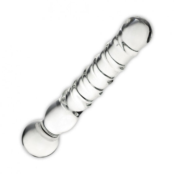 Joystick Clear Glass Dildo