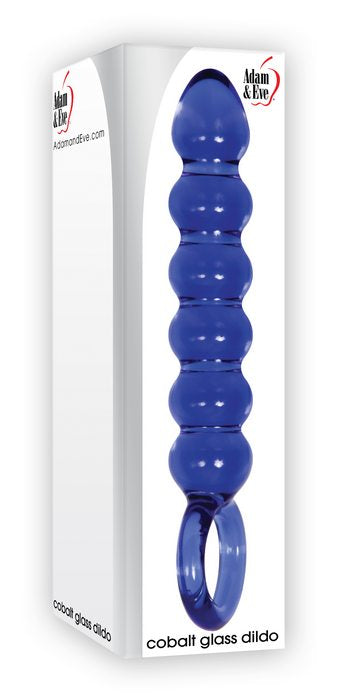 Adam & Eve Cobalt Glass Dildo