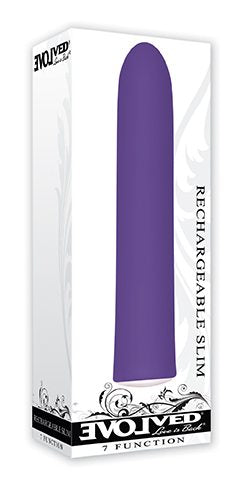 Rechargeable Slim Vibrator 5 Purple 