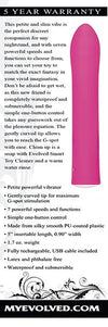 Rechargeable G Spot 5 Pink "