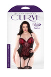 Rosita Bustier & GString RoseBlack 3x4x