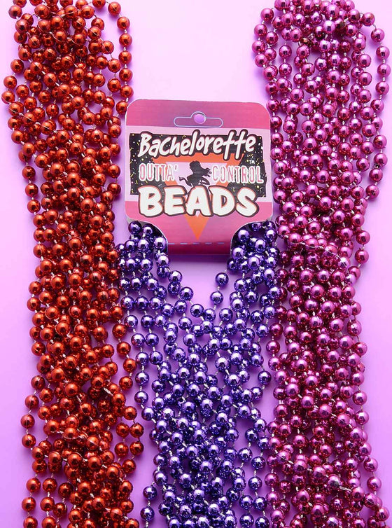 Bachelorette Bead Purple Metalic