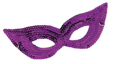 Sequin Eye Mask Purple