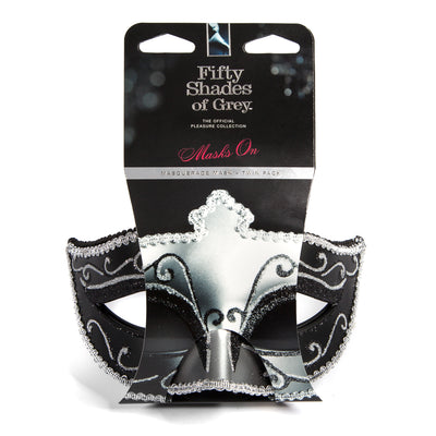 Fifty Shades Masquerade Mask Twin Pack