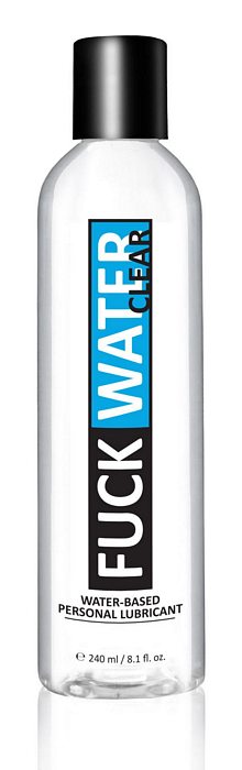Fuck Water Clear Water Based Lubricant 8 Oz.