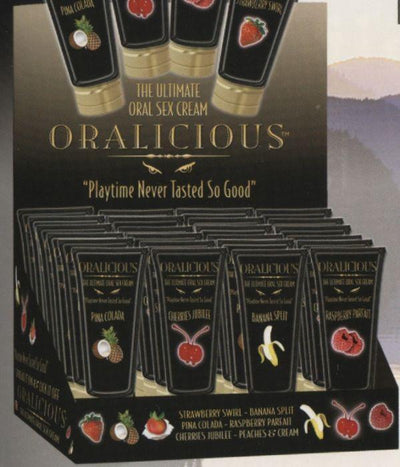 Oralicious Oral Sex Cream 24 Pieces Display