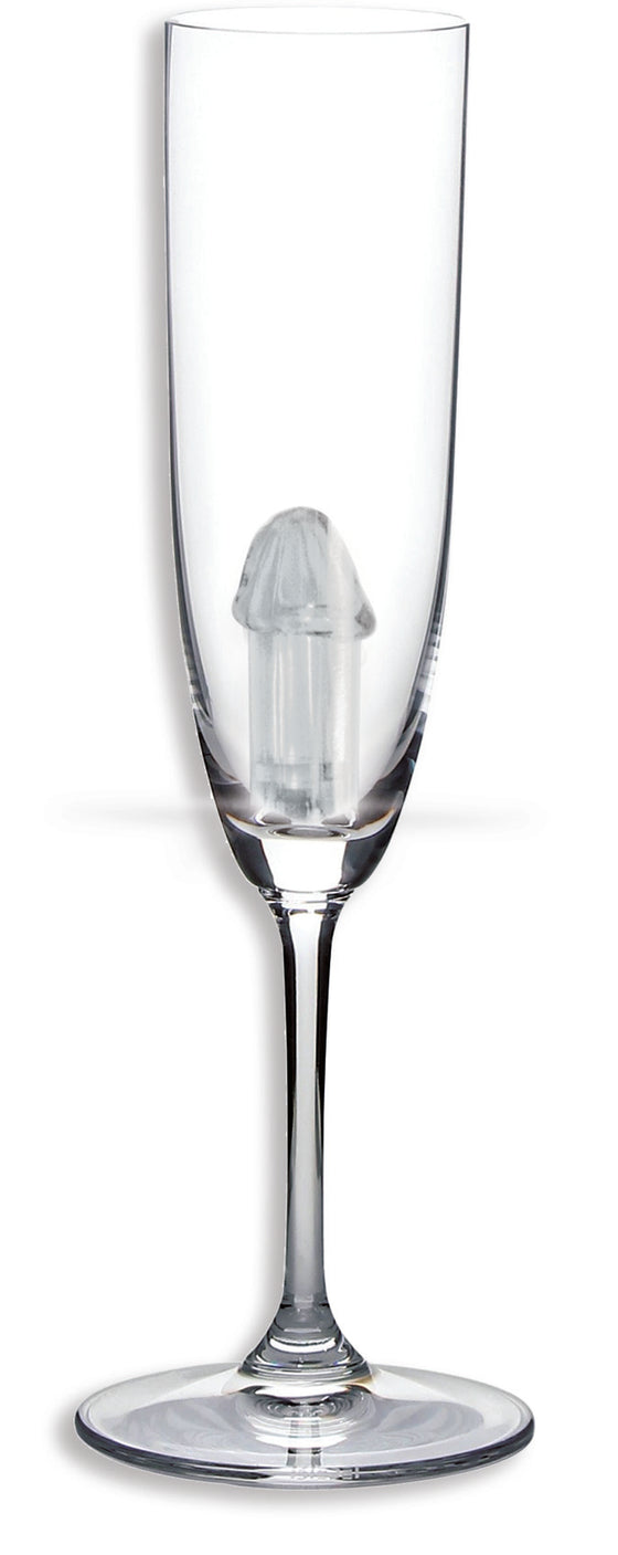 Light Up Pecker Champagne Glass