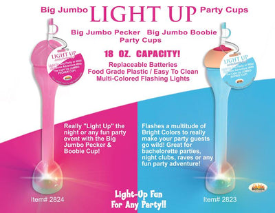 Light Up Jumbo Pecker Cup