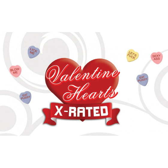 Valentines X Rated Heart Candy With Assorted Sayings 24 Pieces Dsp