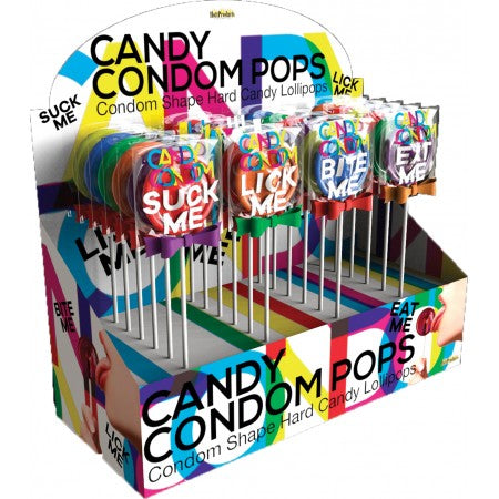 Candy Condom Pops Display