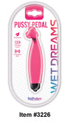 Wet Dreams Pussy Pedal Flower Play Vibrator Magenta