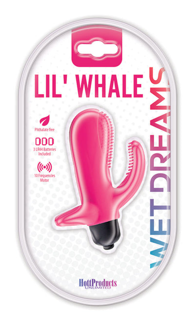Wet Dreams Lil' Whale Clitoral Anal Finger Play Vibrator 3
