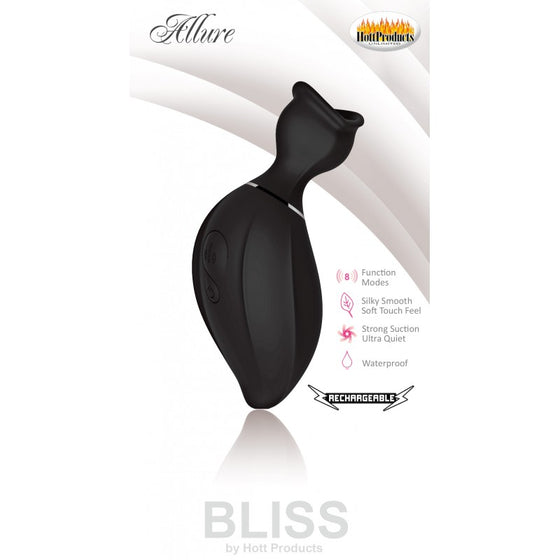Bliss Allure Clitoral Suction Toy Black