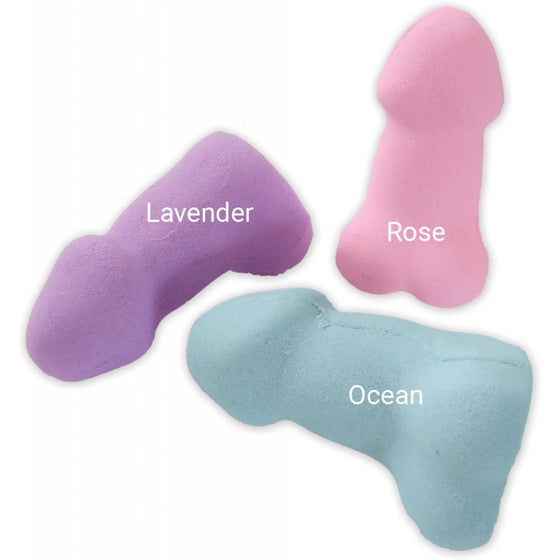 Pecker Bath Bomb 3pk Scented Lavender Rose & Ocean