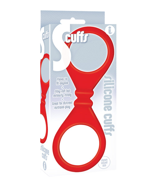 The 9's S Cuffs Silicone Red