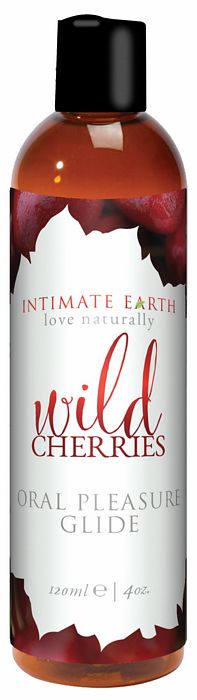 Intimate Earth Glide Wild Cherries 4 Oz.