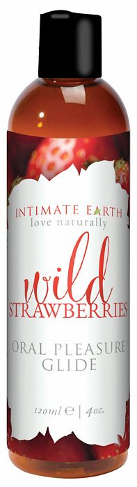 Intimate Earth Glide Strawberry 4 Oz.