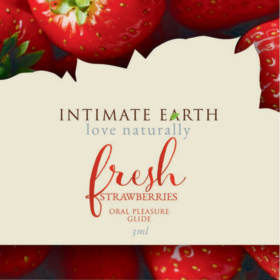 Intimate Earth Strawberry Foil Pack