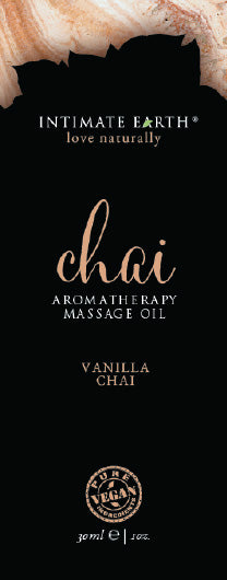 Intimate Earth Chai Massage Oil Foil Sachet 1 Oz.