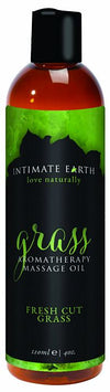 Intimate Earth Grass Massage Oil 4 Oz.