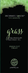 Intimate Earth Grass Massage Oil Foil Sachet 1 Oz.