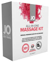 Jo All In One Massage Glide Kit Warming Silicone Based 1 Oz.