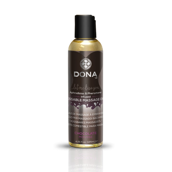 Dona Kissable Massage Oil Chocolate Mousse 3.75 Oz.