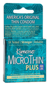 Kimono Microthin With Aqua Lube 3pk