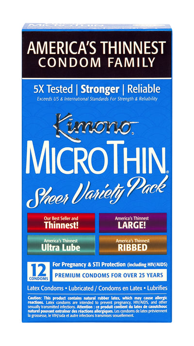 Kimono Microthin Variety 12 Pack