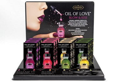 Oil of Love Display With Product