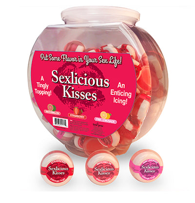 Sexlicious Kisses Fishbowl 96 Pieces