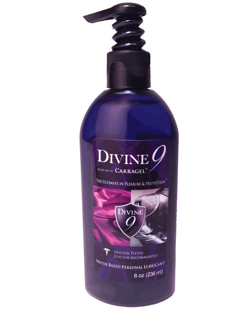 Divine 9 Water Based Lubricant Pump 8 Oz.