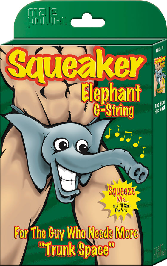 Squeaker Elephant GString Assorted
