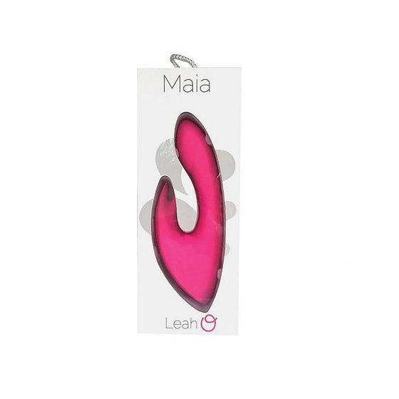 Rechargeable Silicone Rabbit Massager Leah Neon Pink