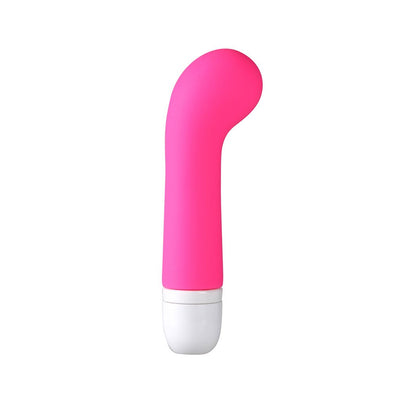 Ava Silicone G Spot Vibrator Neon Pink