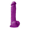 Colours Pleasures 8in Dildo Purple