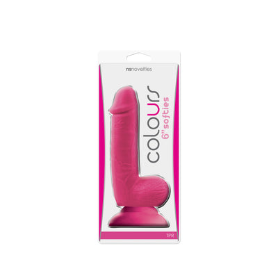 Colours Softies 6 Dildo Pink Pink 