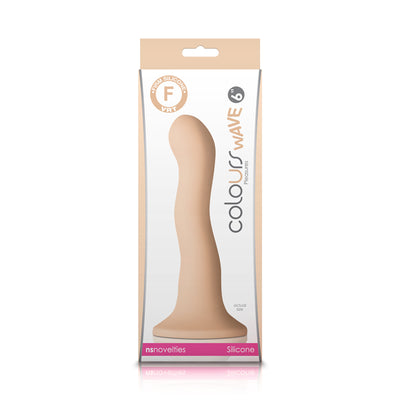 Colours Wave 6 Dildo White 