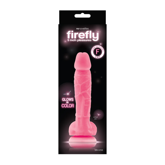 Firefly - 5 Glowing Dildo Pink "