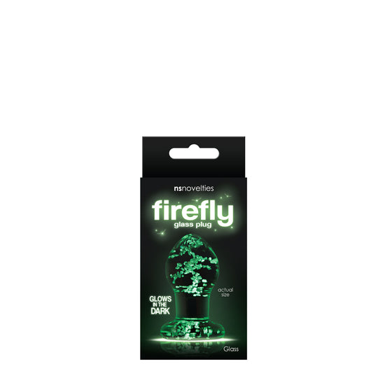 Firefly Glass Plug Small Clear